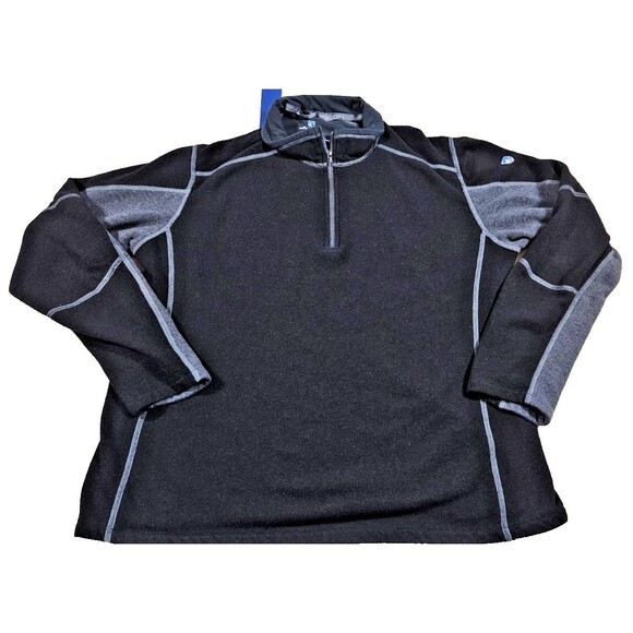 Kuhl Sweater Pullover Jacket Men's XL Kashmira Fleece Quarter Camping Hiking - Picture 1 of 12